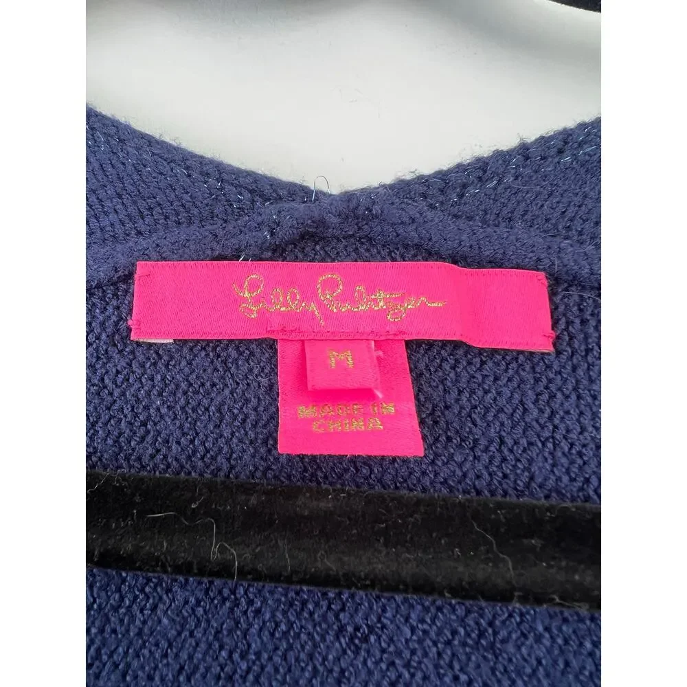 Lilly Pulitzer Sevie Dolman Sleeve Sweater in Navy Medium